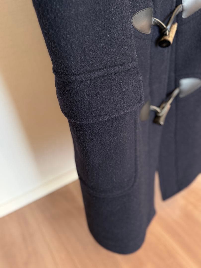 Ｊ.PRESS ネイビー ダッフルコート M フード付き