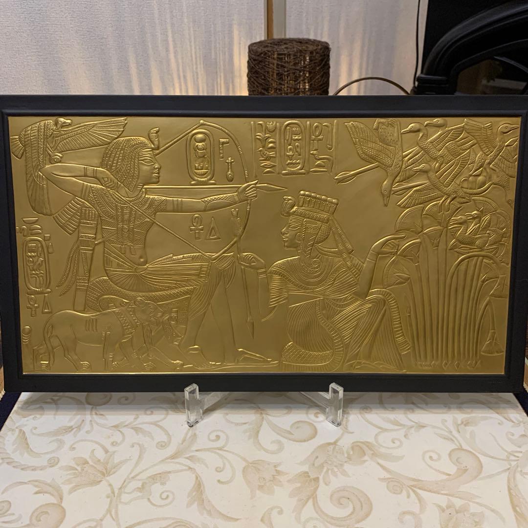 希少　ウェッジウッド ジャスパー　ブラック　エジプシャン　プラーク　陶板　額