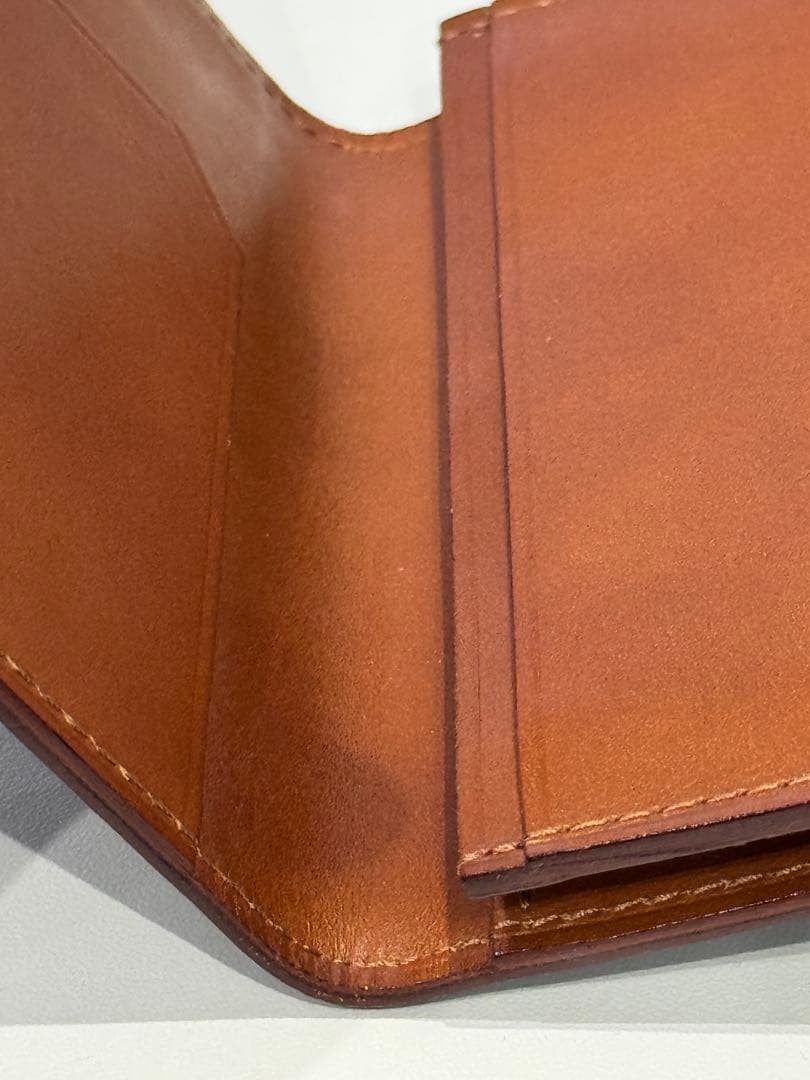 u*6様 土屋鞄　コードバン　名刺入れ　ネイビー