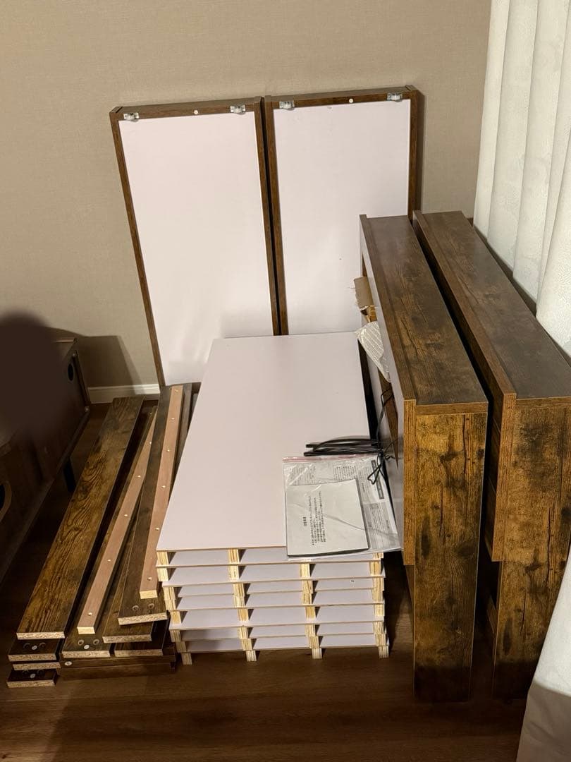 【大阪引き取り限定】RASIKベッドフレーム Rizon ヴィンテージブラウン