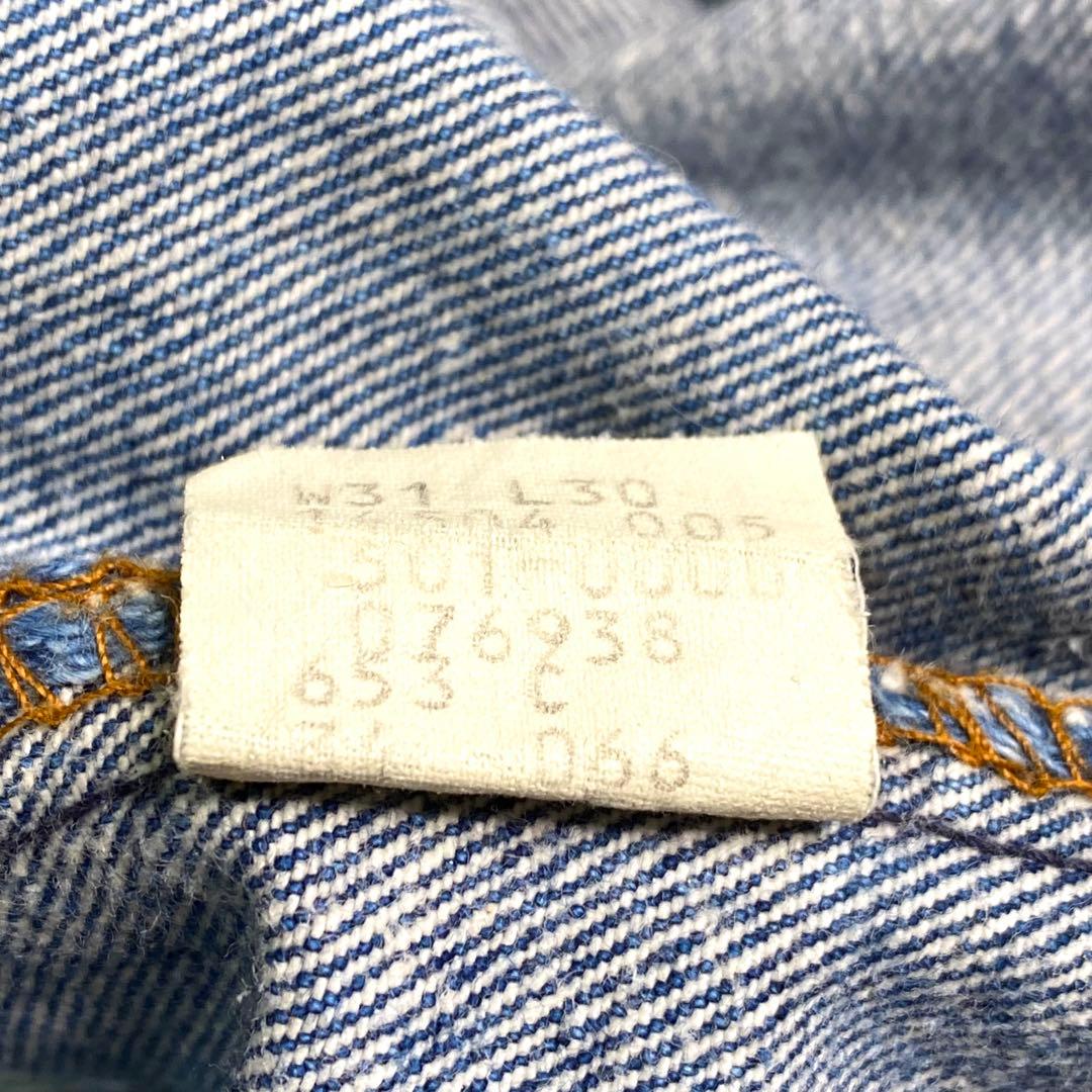 良品✨Levi's デニム 501 USA製 ビンテージ 653 綿 W31