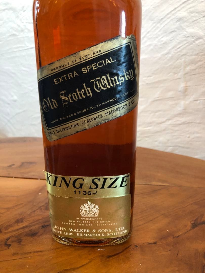 ジョニー・ウォーカー ブラックラベル KING SIZE 特級 古酒