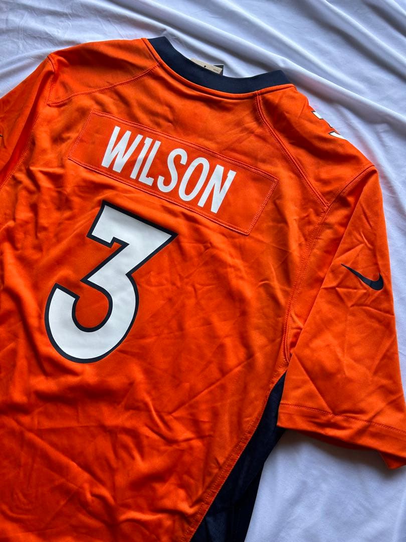 値下げ 新品未使用 XL NFL ブロンコス ラッセル ウィルソン ユニフォーム