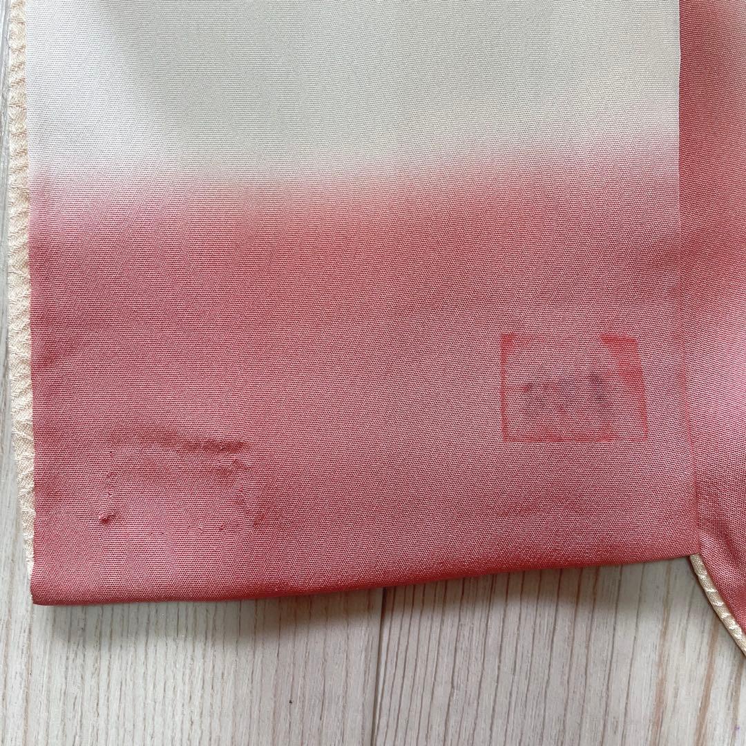 訪問着　フルセット　橘　手刺繍　鹿の子絞り　紗綾形地紋　入学式　卒業式　Q5