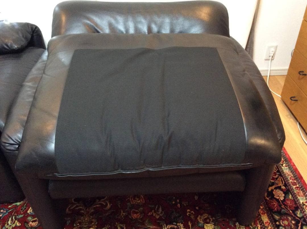 カッシーナ マラルンガ 本革 一人掛けソファ/シングル★幅100㎝×奥行90㎝