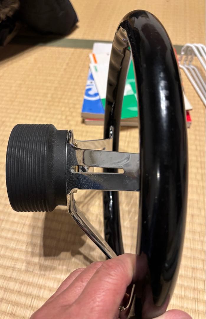 古いジムニーに付いていた3本スポーク ステアリングホイール 本体