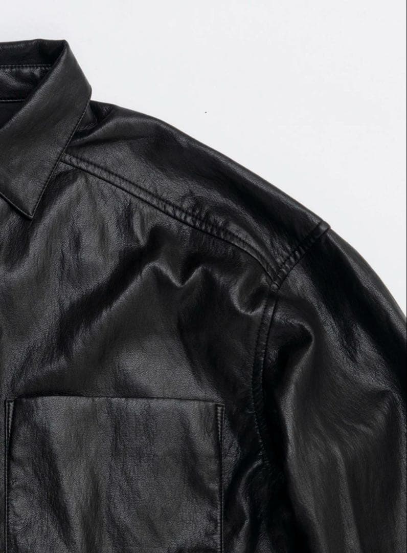 今期　prankproject プランクプロジェクト　 レザージャケットシャツ