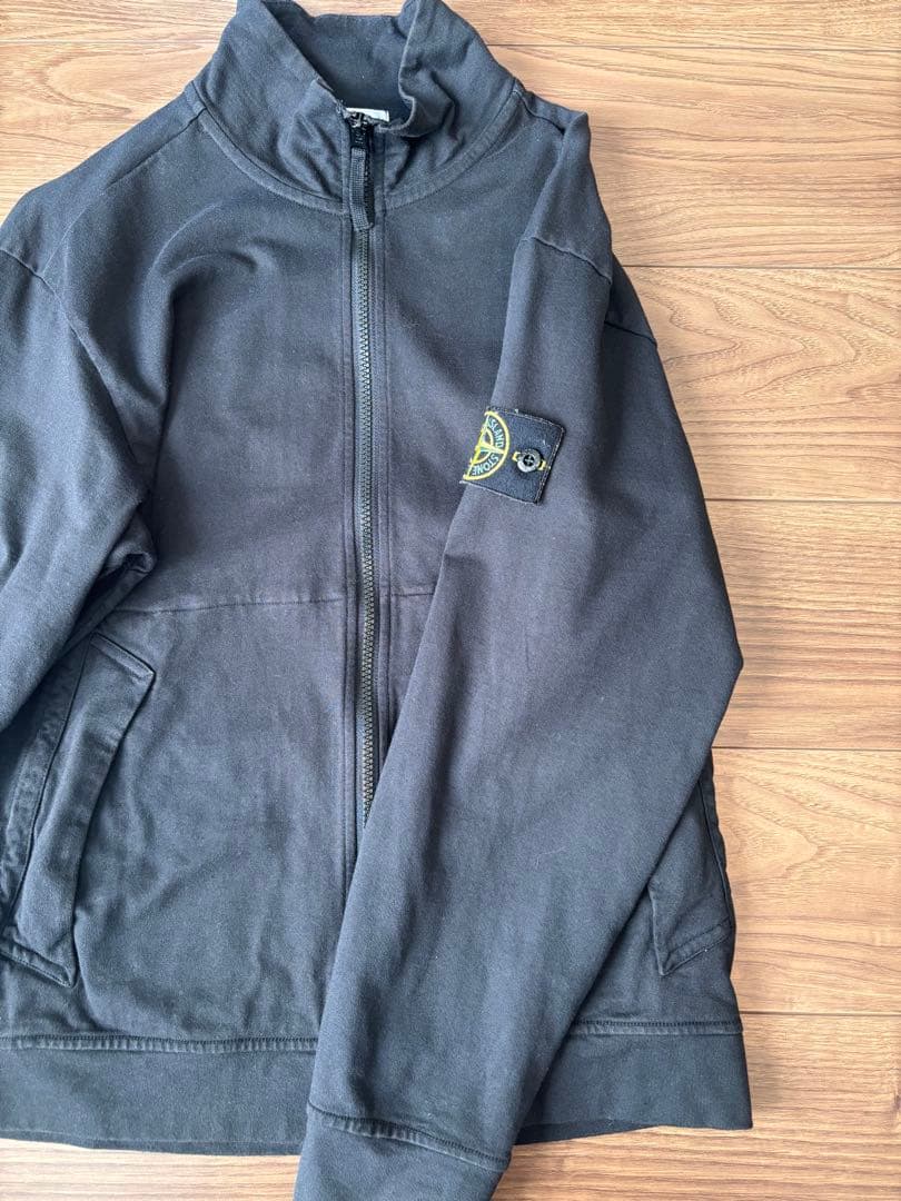 STONE  スウェットジップジャケット 23AW ブラック