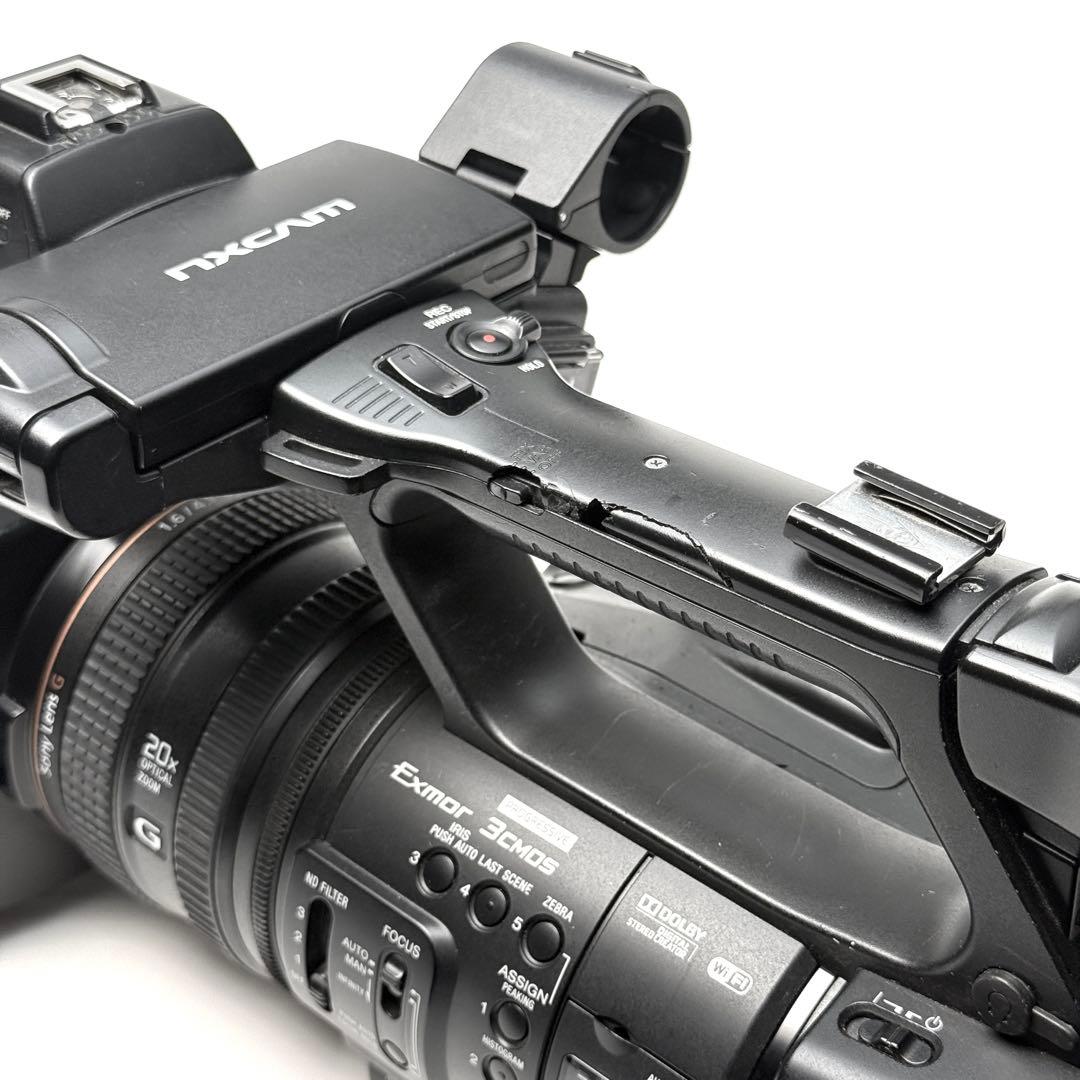 ①SONY NXCAM HXR-NX5R 業務用 ビデオカメラ おまけ有
