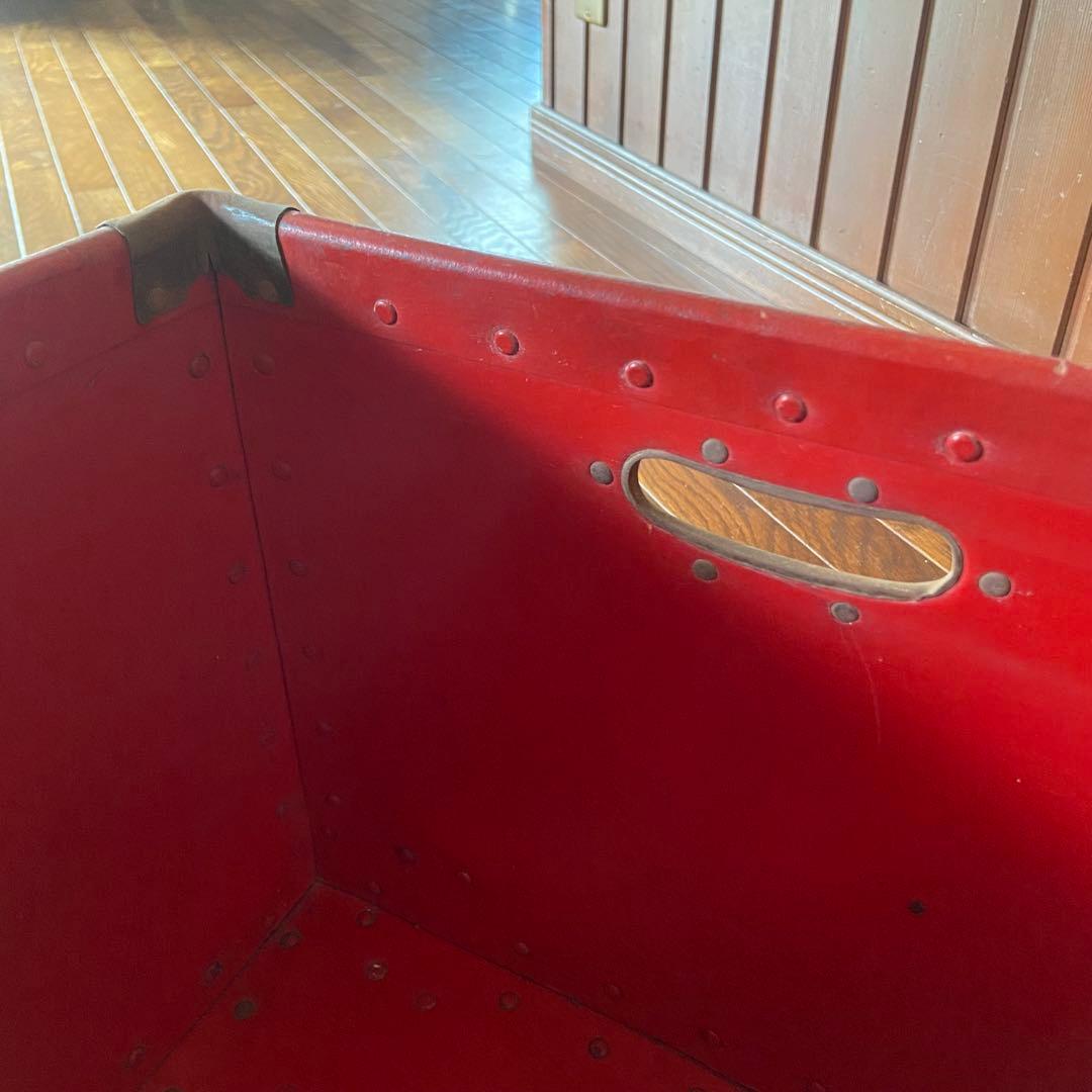 昭和レトロ　ぼて箱　花王石鹸　希少　ボテ箱　道具入れ　ビンテージ