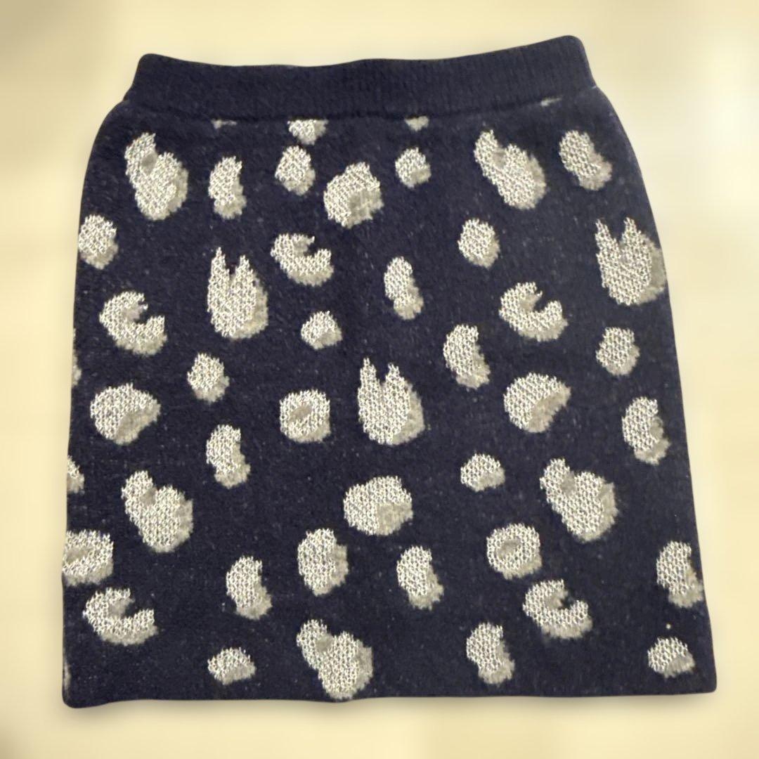 ビームスゴルフ　パープルレーベル　ニットブルゾン　ニットスカート　セット　M