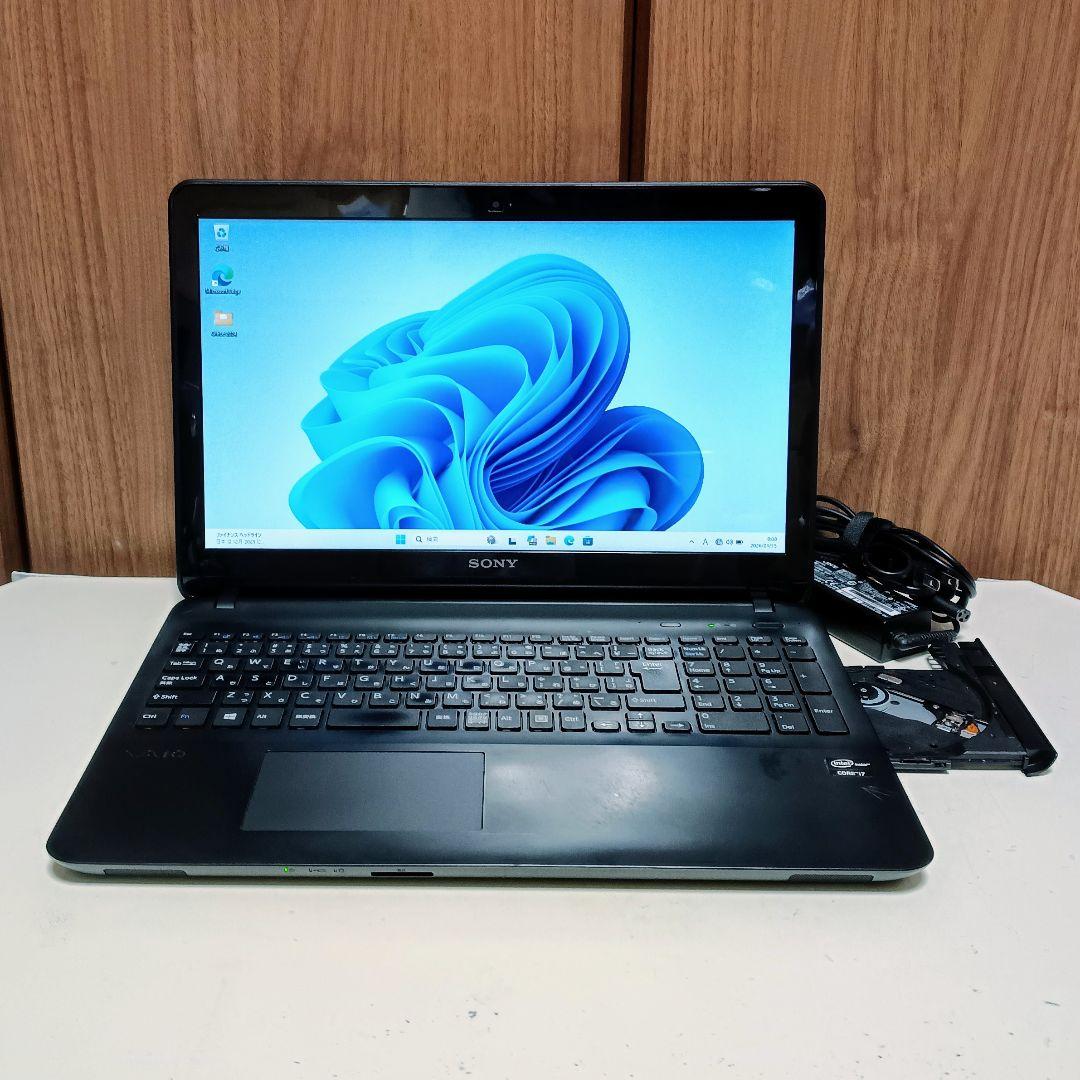 SONY VAIO Corei7 メモリ16GB SSD512GB Webカメラ