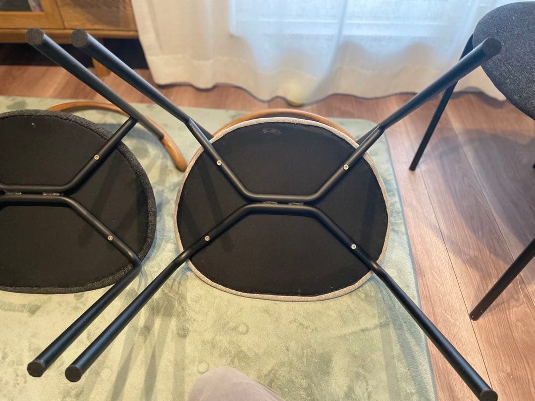 CRASH GATE ダイニングチェア　4脚セット　大阪府引取り限定