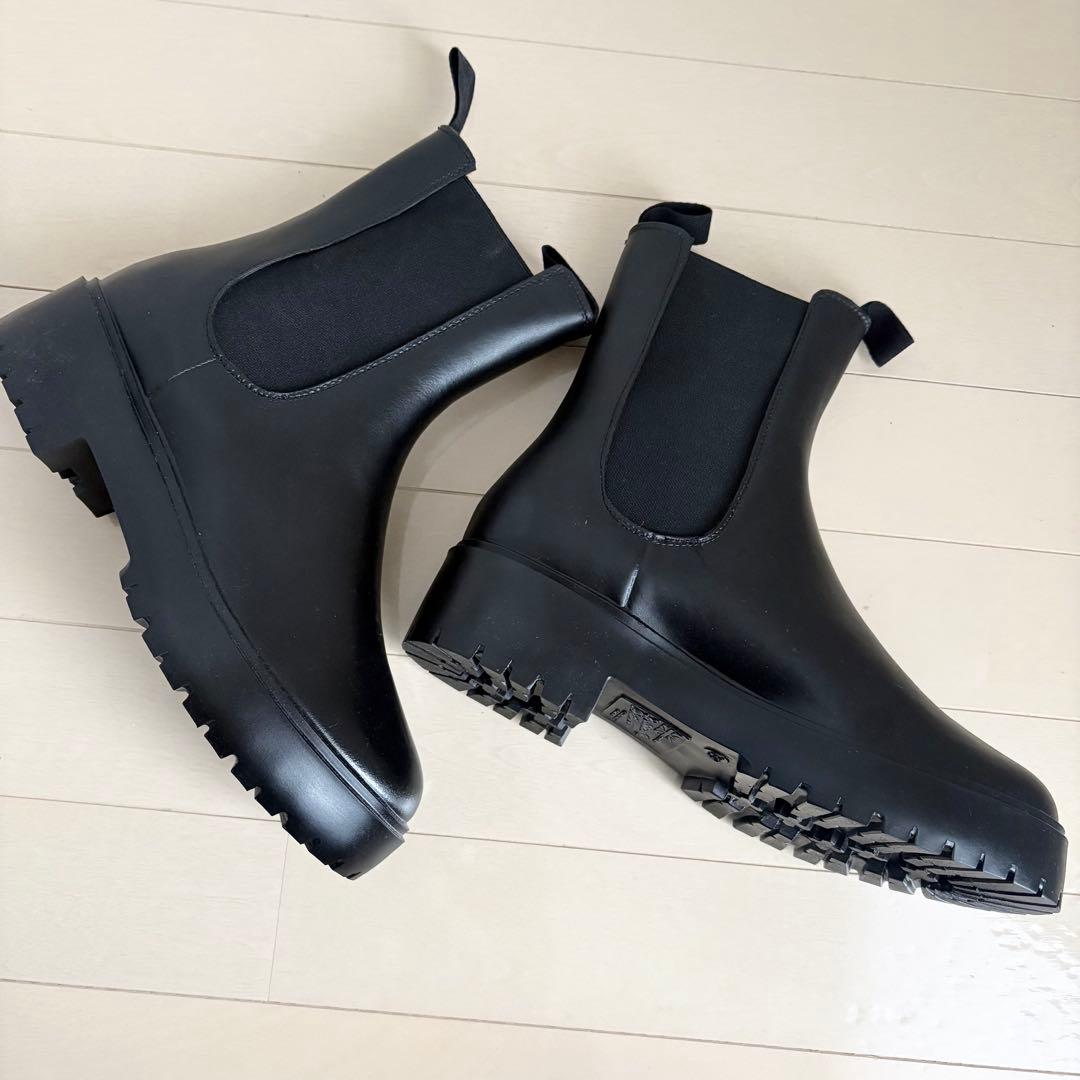 TWW SIDE GORE RAIN BOOTS MID ブラック 39