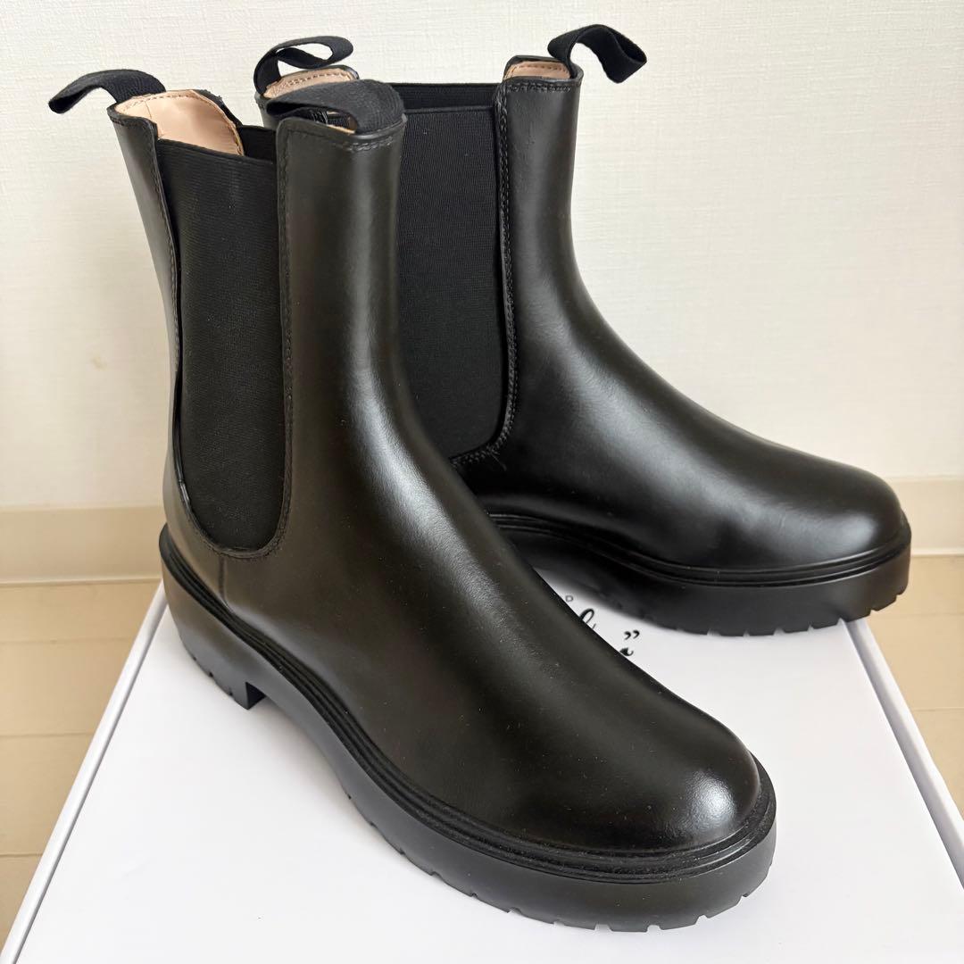 TWW SIDE GORE RAIN BOOTS MID ブラック 39