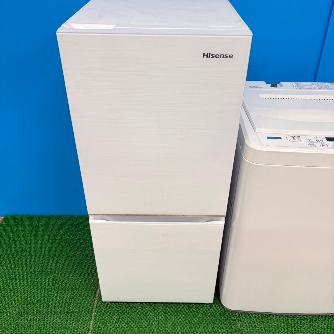 613 極美品　冷蔵庫　洗濯機　セット　小型　一人暮らし　ホワイト　単身サイズ
