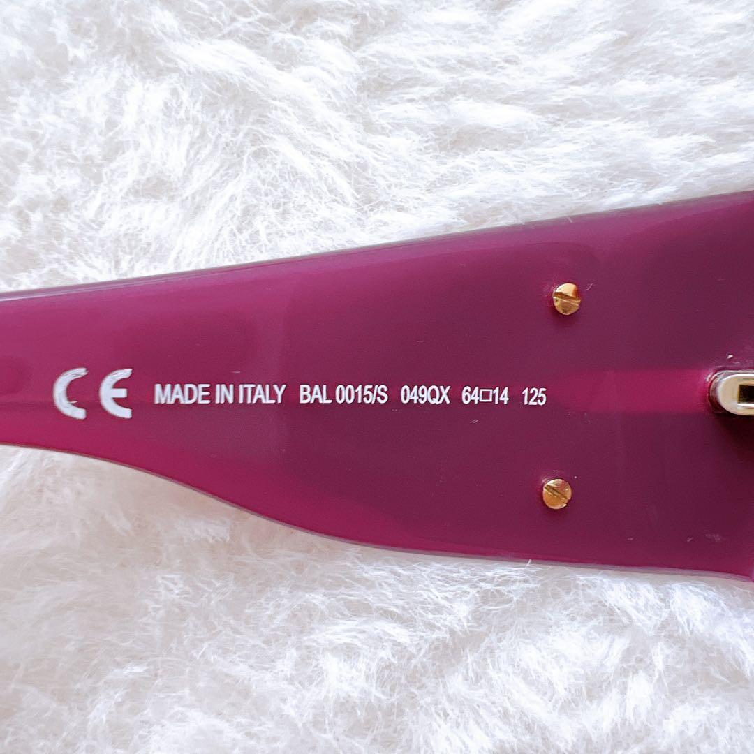 美品BALENCIAGA バレンシアガパープルグラデーションサングラスケース付き