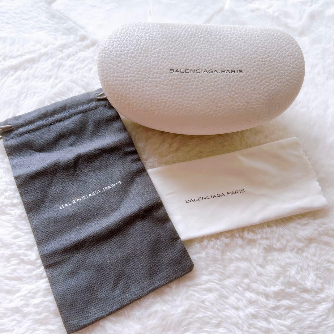 美品BALENCIAGA バレンシアガパープルグラデーションサングラスケース付き