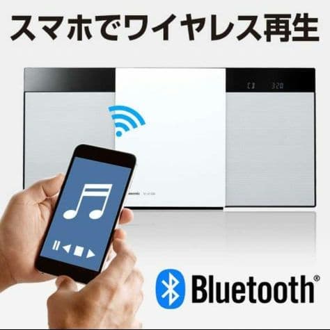 【新品】Panasonic SC-HC320-W ホワイト 一体型ミニコンポ