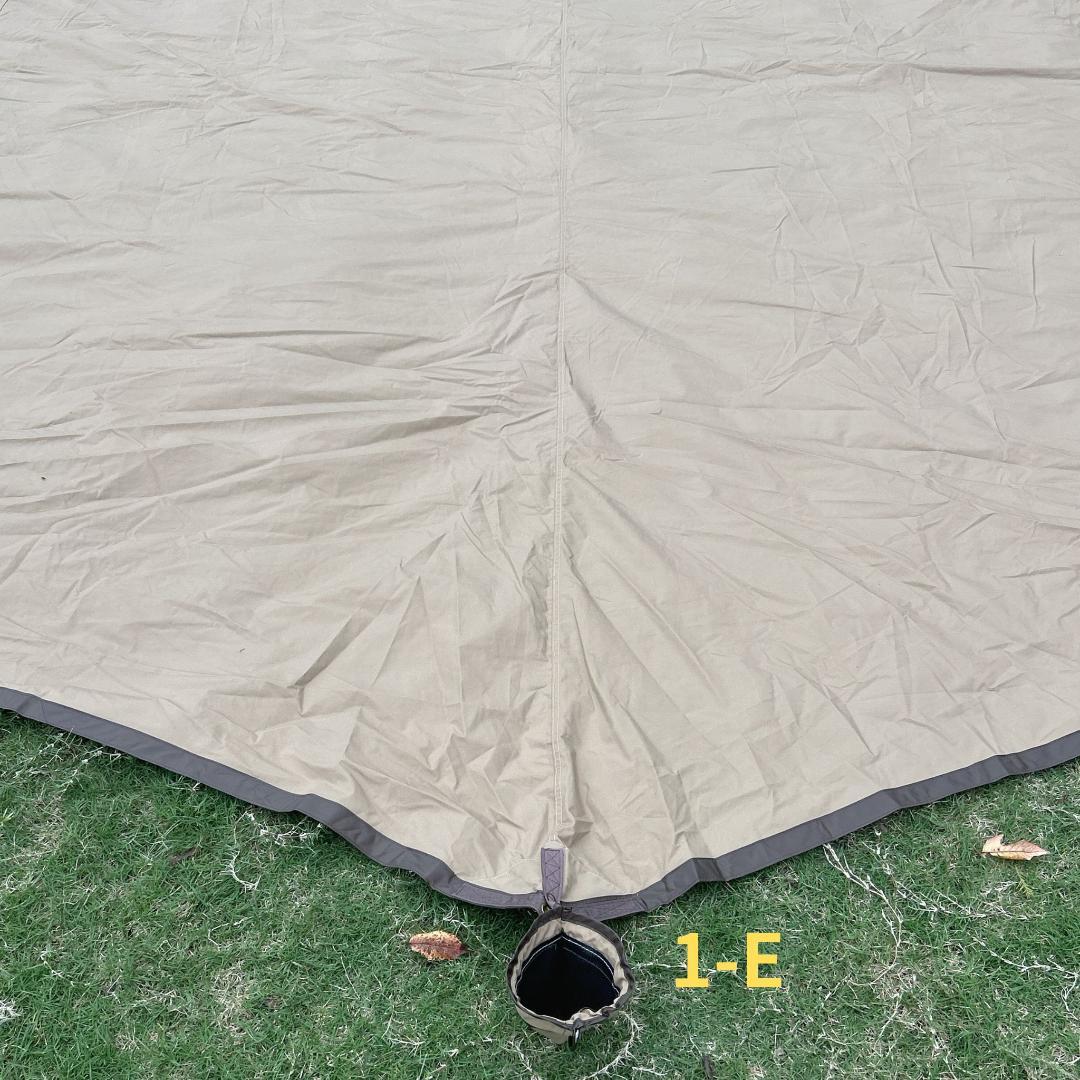 【美品】テンマクデザイン 焚火タープ TCコネクトヘキサ