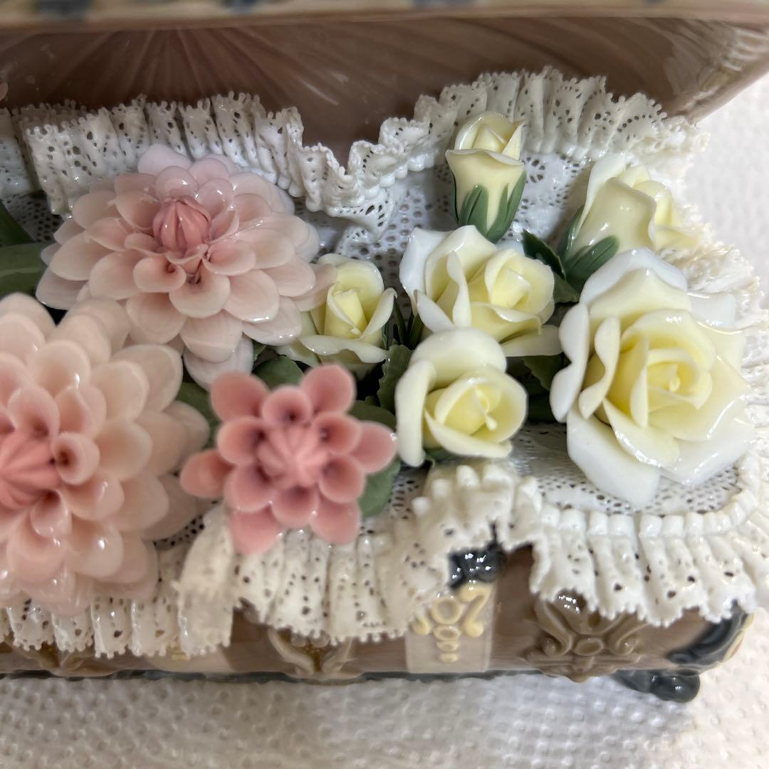 リヤドロ　LLADRO 「フラワーチェスト」　新品！