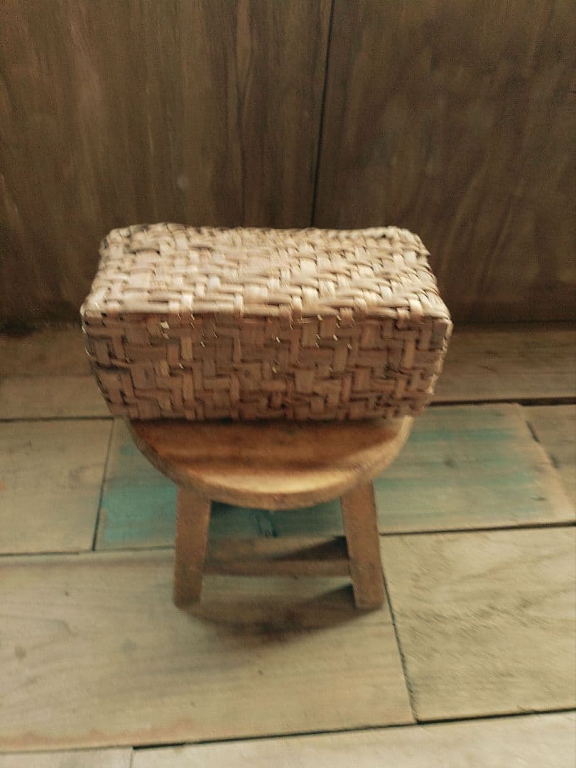 kumi信州安曇野の山葡萄かごバック 底部のみ。里山手仕事