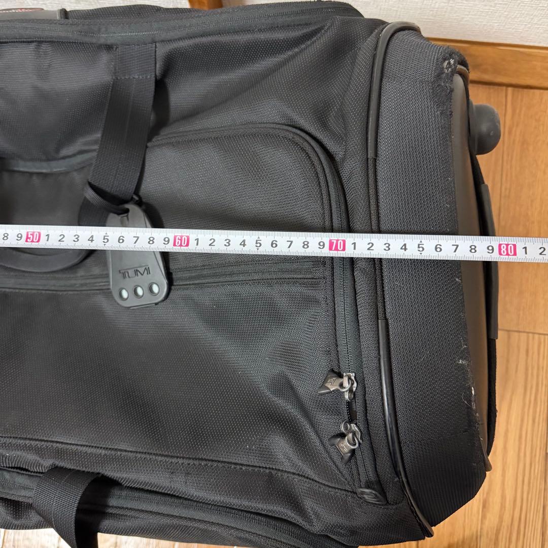 TUMI　テック　トラベルキャリーケース　大容量　2輪　ナイロン　黒