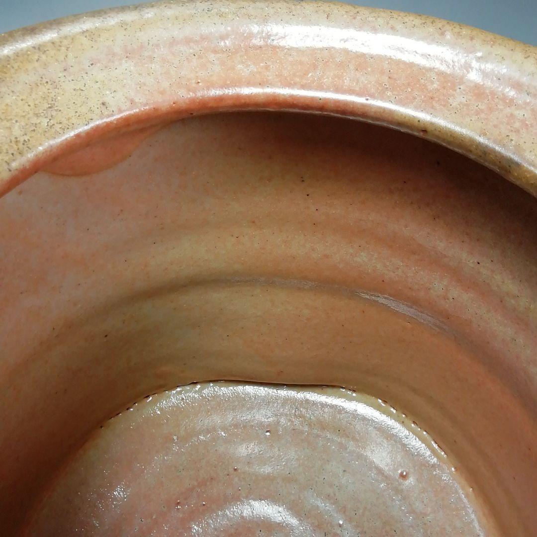 Ｓ４６５　水指　『備前志野水指』『藤原恭助作』　共箱　茶道具