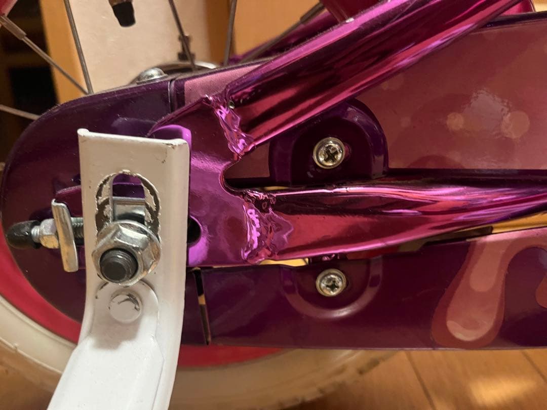 14インチ自転車　補助輪付き