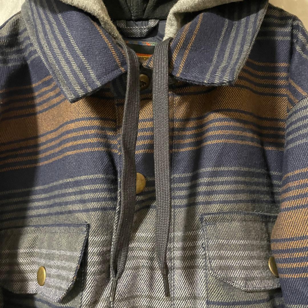 Burtonバートンスキーウェアスノーボードジャケットパーカーフード付紺ネイビー