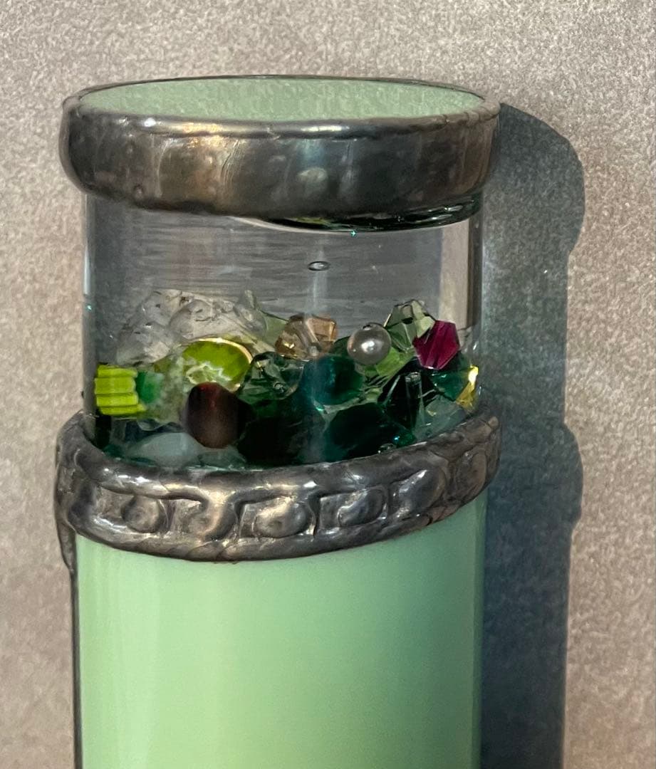 【万華鏡】ステンドグラス/オイル　池田憲昭作 希少品　袋付き