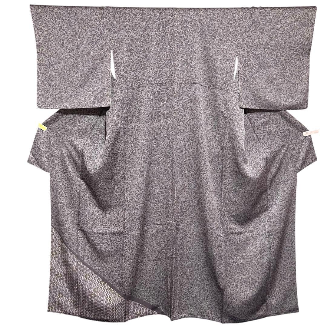 未使用近い　美品　袷　江戸小紋　江戸更紗　型染め　正絹　訪問着　フルセット