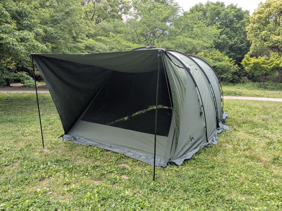 TOMOUNT TCトンネルテント　ツールームテント 2-4人用　TC素材