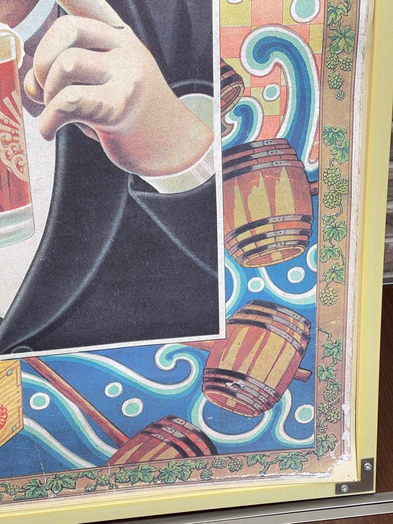 【極希少・特大B2サイズ】アサヒビール公式ヴィンテージ風ポスター2種＋額装