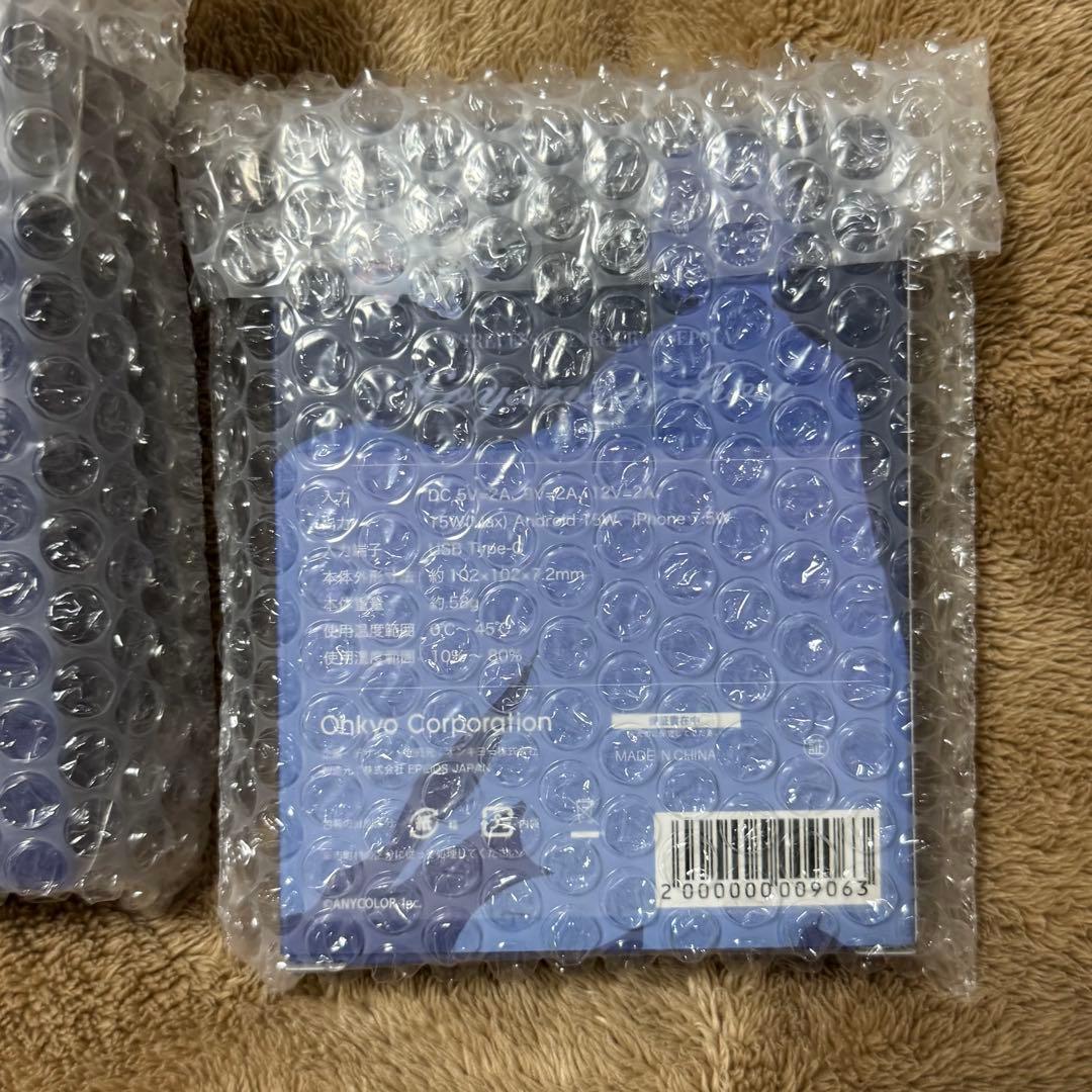 【新品未使用】にじさんじ ONKYO 小柳ロウ イヤホン 充電器