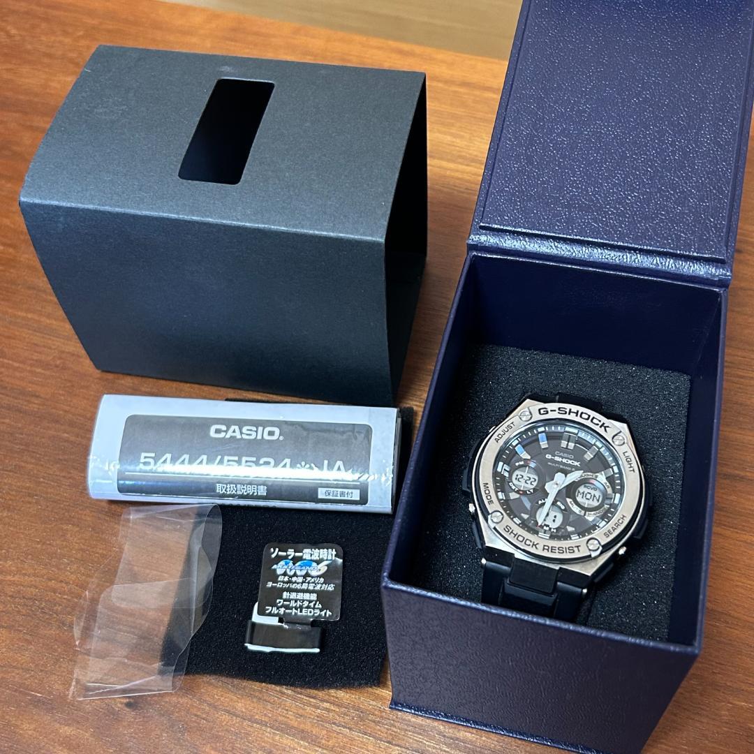 G-SHOCK　G-STEEL　GST-W110-1AJF　電波ソーラー　腕時計
