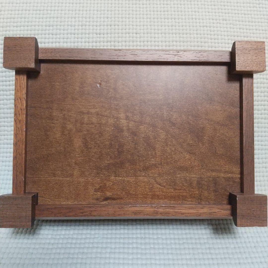 美品／高級木材ウォールナット ７寸ダイヤ型宝石箱 21.5cm