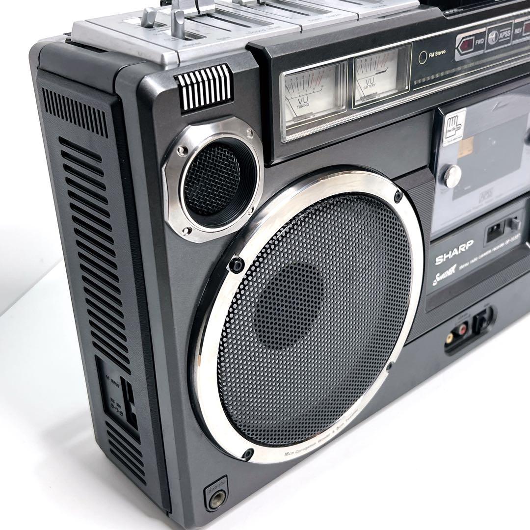 【極美品・動作品】 SHARP GF-303ST ラジカセ　 カセット再生OK