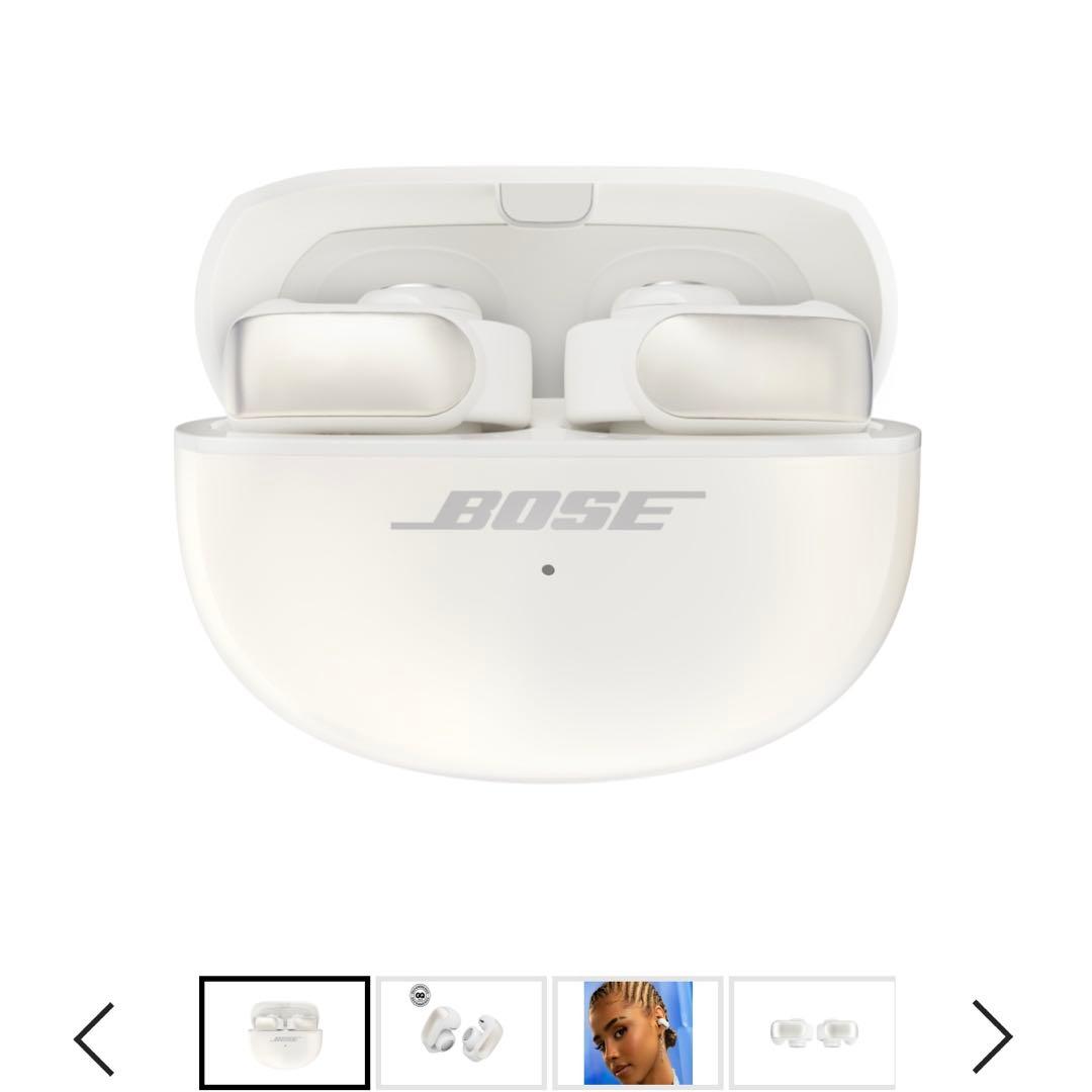 ほぼ新品!!Bose Ultra openワイヤレスイヤホン 本体 ホワイト
