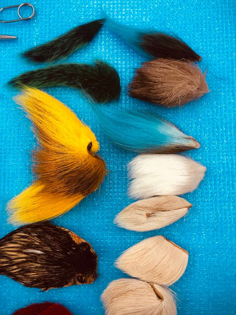 Fly fishing マテリアル 素材 タイイング　針　羽