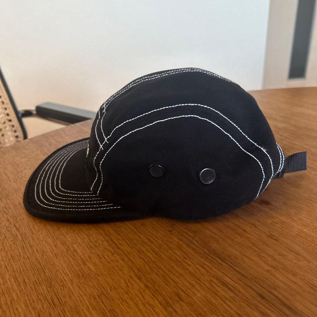 supreme キャップ　ブラック　モーガン蔵人