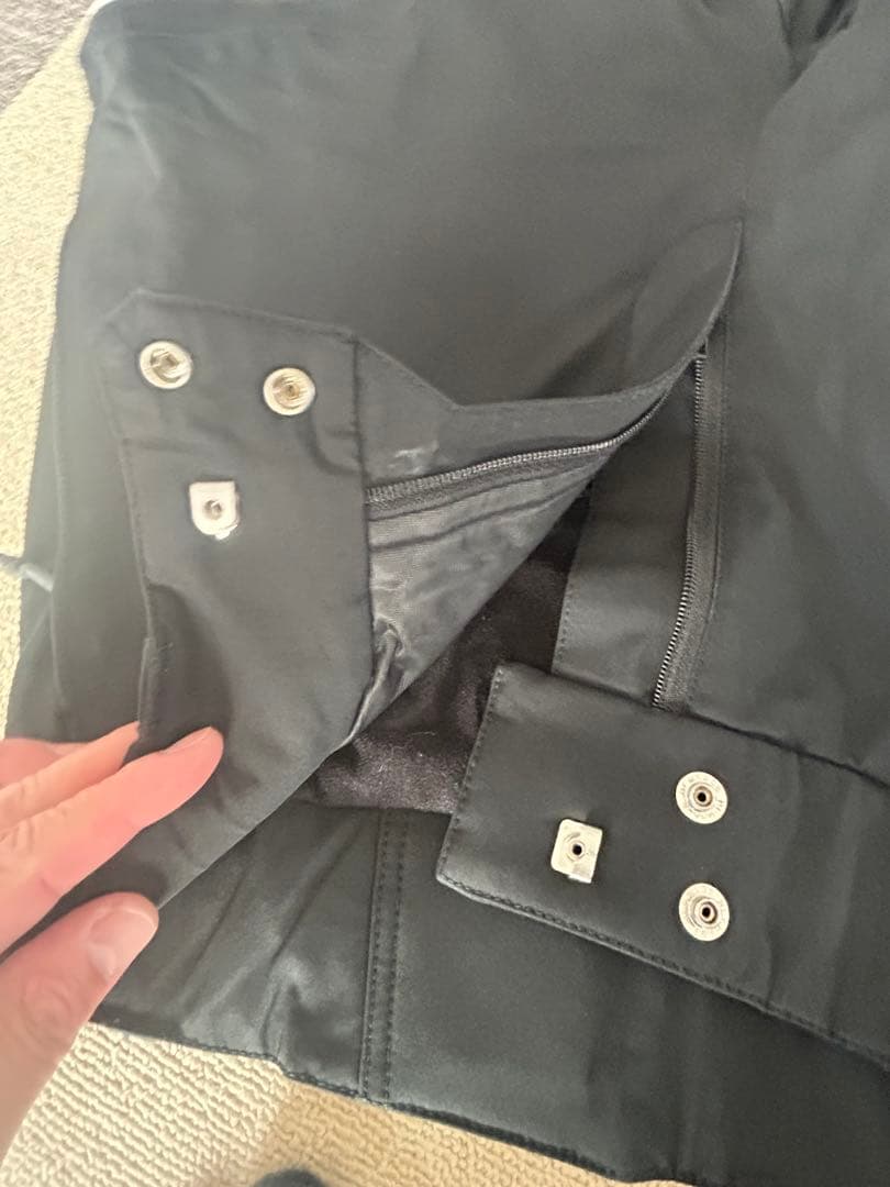 FRABICE スキーウェア グレー/ブラック/オレンジ　美品　着用少