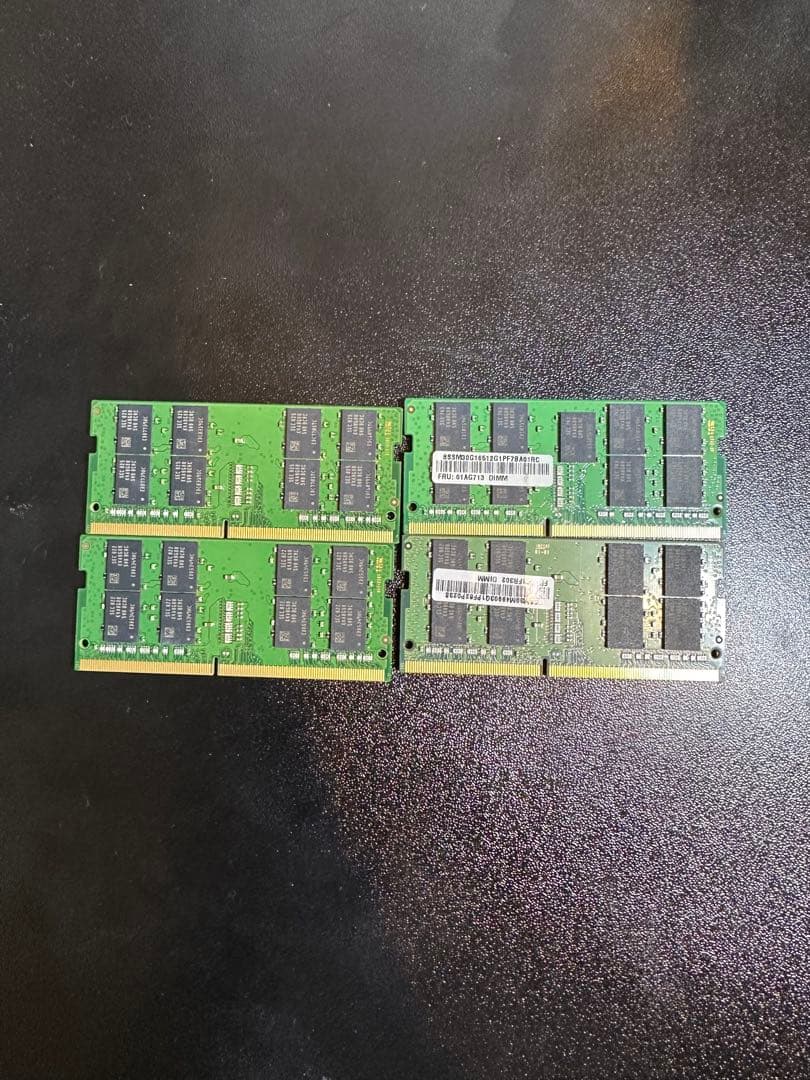 DDR4 16GB 1600MHz メモリ 4枚セット