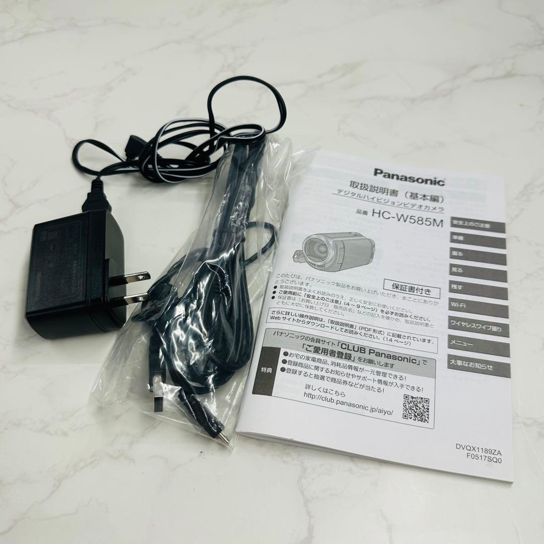 Panasonic デジタルハイビジョンビデオカメラ HC-W585M