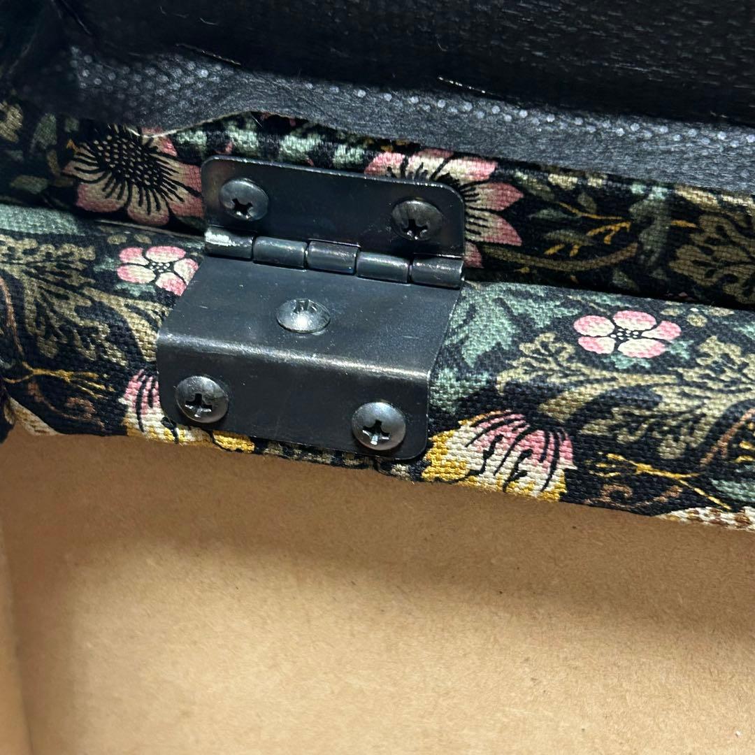 ベンチスツール　収納ベンチ　William Morris モリス　イチゴ泥棒