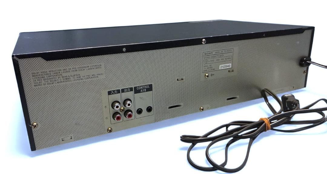 【動作OK！！】ダブルカセットデッキ　SONY　ソニー　TC-WE475