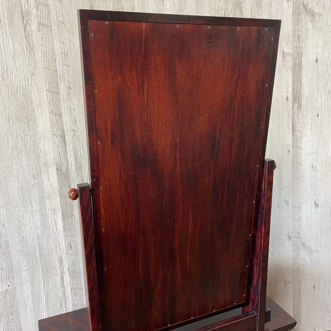 九州民芸家具 ミラードレッサー 化粧台 天然木 桜 アンティーク家具 和家具