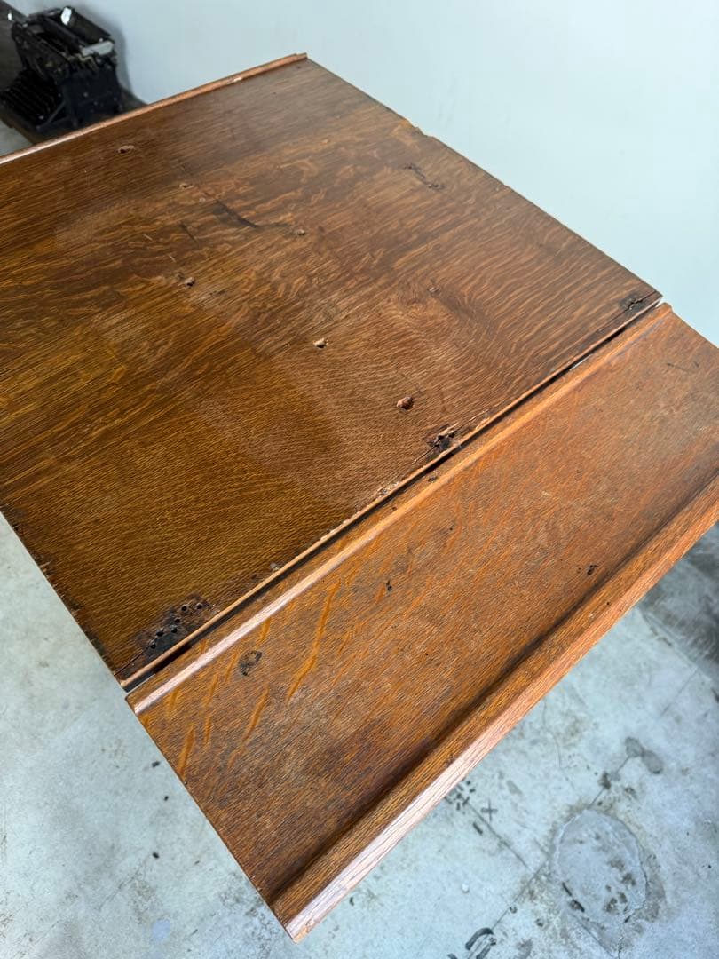 ヨーロッパアンティーク製図台（ドラフティングテーブル）作業台　折りたたみテーブル