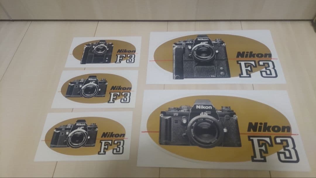 正規品　Nikon F3 ステッカーセット　シール