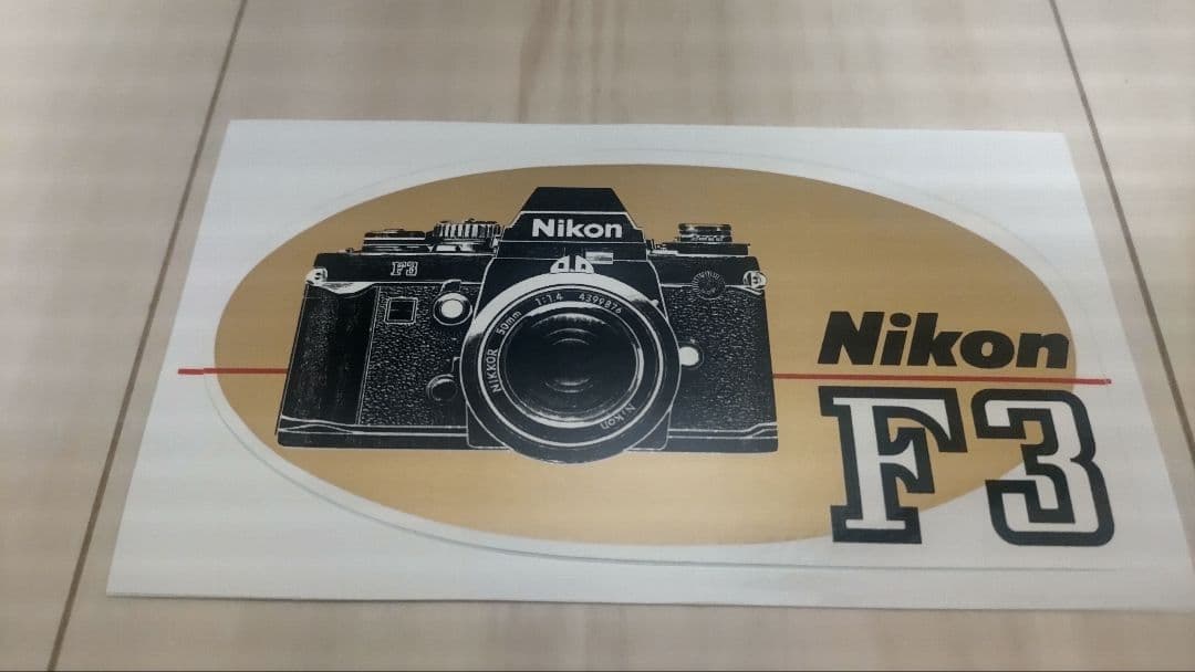 正規品　Nikon F3 ステッカーセット　シール